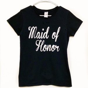 WEDDING | Maid Of Honor Bridesmaids Shirt Bride